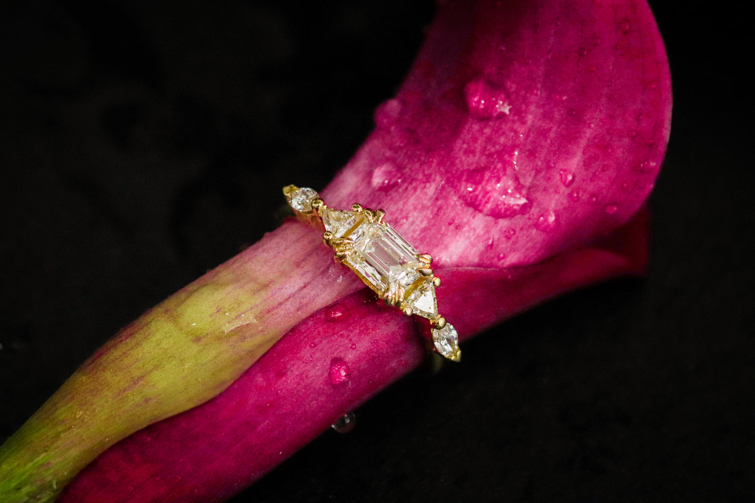 Exquisite Asimov Emerald Cut Diamond Ring – Elegant Jewelry for Engagement, Wedding & Special Occasions | Perfect Gift for Her