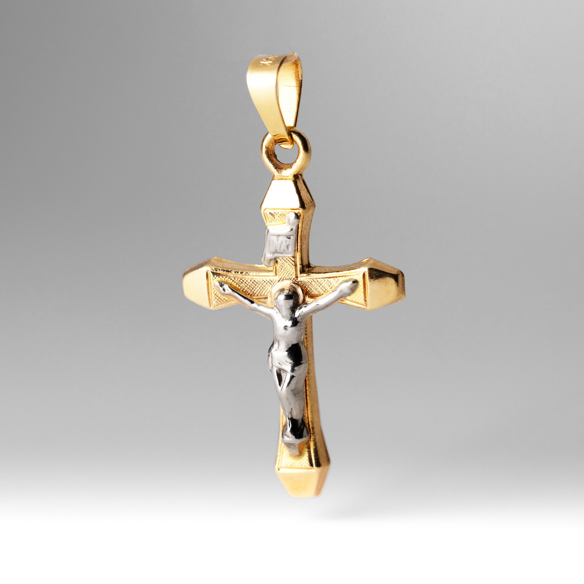 Gold Crucifix Cross Pendant - Model 0875 | Religious Jewelry for Men & Women | Perfect for Church, Gifts & Everyday Wear