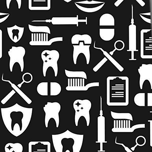 Professional Dentist Neckties for Men – Fun Dental Tools Design – Perfect for Dentists, Dental Hygienists & Dental Office Staff – Ideal for Work, Gifts & Special Occasions