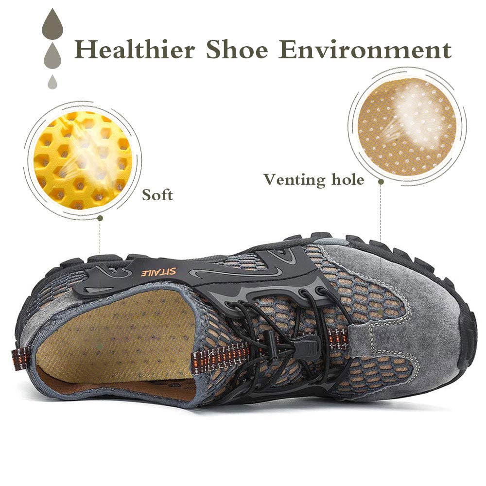 Best Quick Dry Hiking Water Shoes for Men & Women - Barefoot Aqua Swim River Shoes for Pool, Beach, Fishing & Water Sports - Lightweight Sandals for Outdoor Adventures