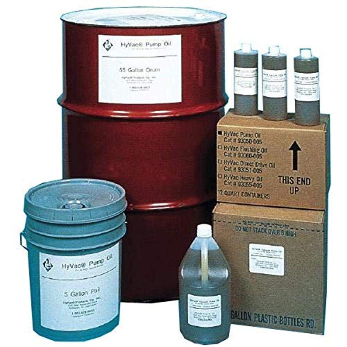 93050-006 High-Performance Vacuum Pump Oil - 1 Gallon (4-Pack) | Ideal for HVAC, Automotive, and Industrial Applications