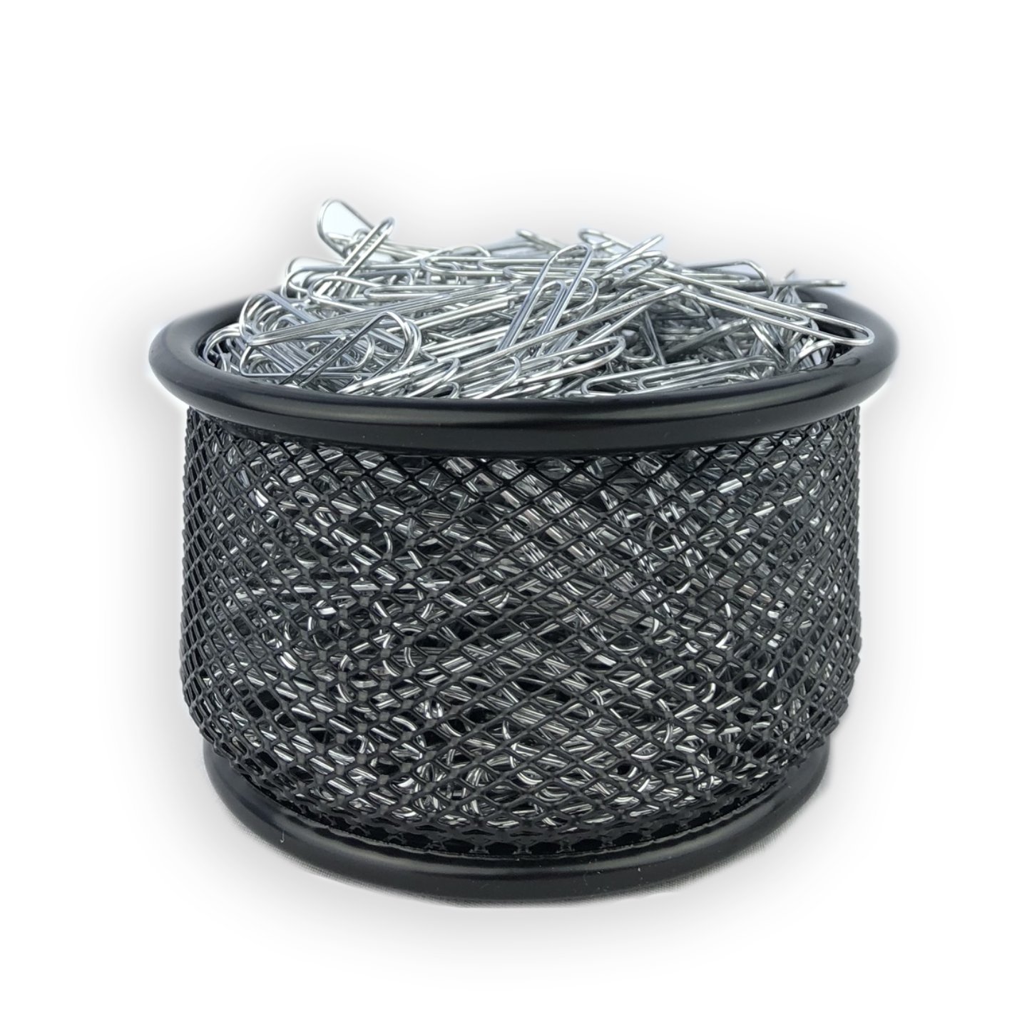 1000 Pcs Silver Paper Clips for Office & Home Use - Bulk Jumbo Paper Clips with Free Mesh Holder & Organizer - Perfect for Document Filing, School Supplies, and Office Organization