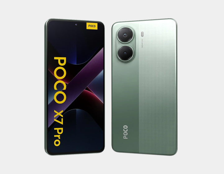 Xiaomi Poco X7 Pro 5G Smartphone - 256GB ROM 12GB RAM - Dual SIM GSM Unlocked - Green - Perfect for Gaming, Streaming & Work on the Go
