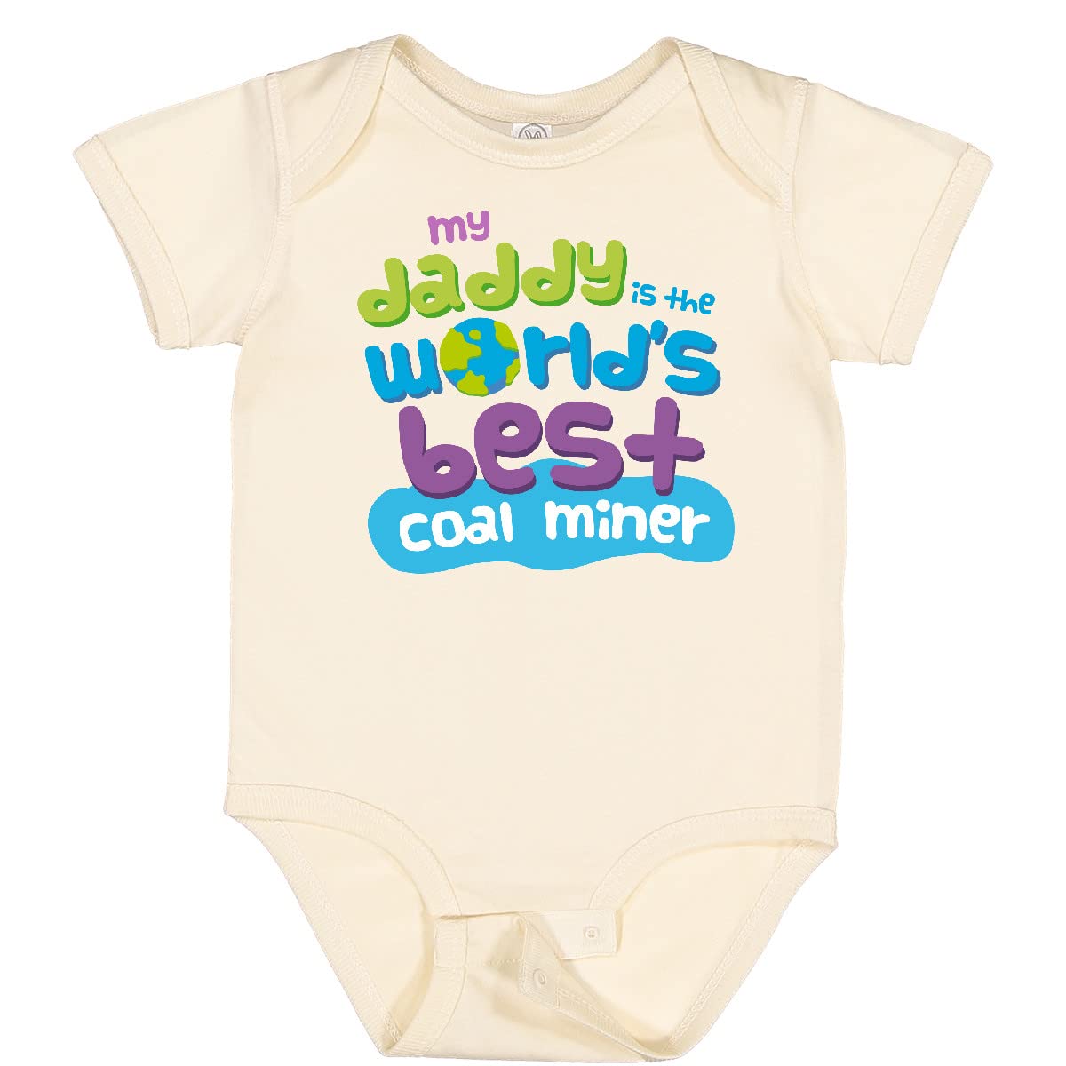 World's Best Coal Miner Daddy Baby Bodysuit - Funny Mining-Themed Onesie for Infants & Toddlers - Perfect Gift for Proud Coal Miner Dads | Great for Father's Day, Birthdays & Family Photos