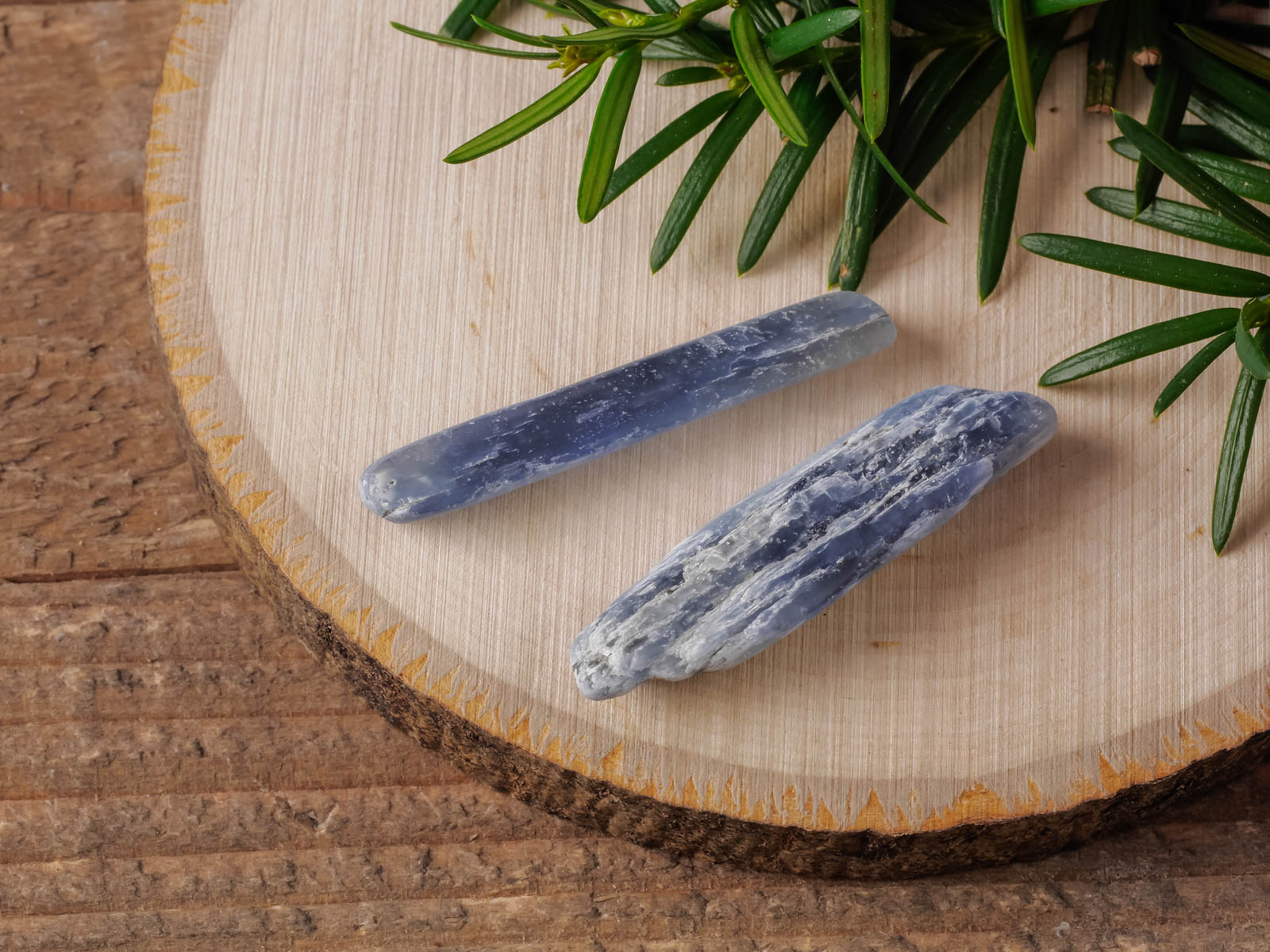 Natural Blue Kyanite Tumbled Stones - Healing Crystals for Meditation, Chakra Balancing & Self Care Gifts (E0012) | Perfect for Reiki, Yoga & Spiritual Wellness