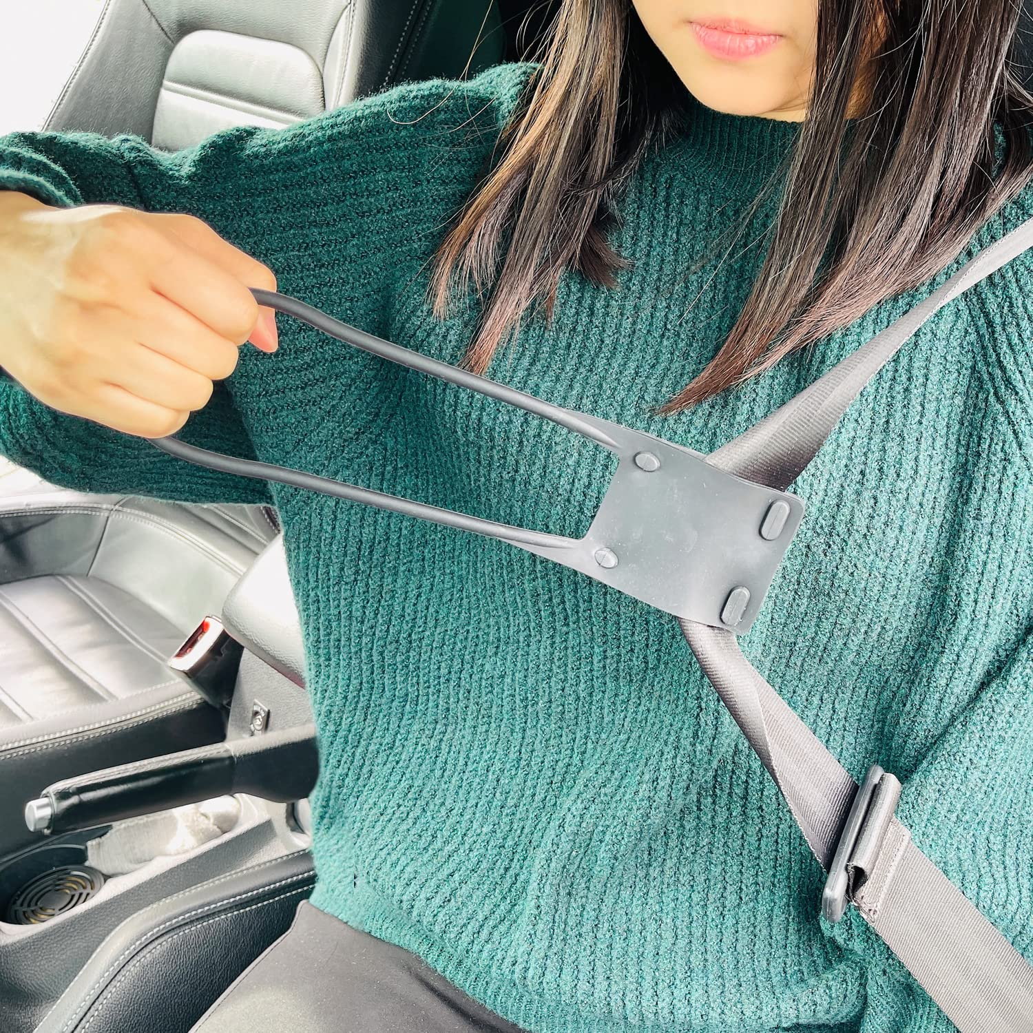 Simply SAS01 - Set of 2 Universal Seat Belt Assist Reacher - Mobility Aid for Seniors & Disabled - Easy Adjustable Fit for Cars & Wheelchairs - Daily Independence & Safety Support