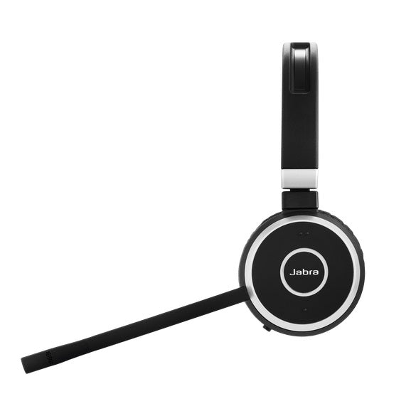 Evolve 65 Stereo Professional Wireless Headset with Dual Connectivity - Bluetooth & USB for UC | Perfect for Remote Work, Video Conferencing & Office Communication