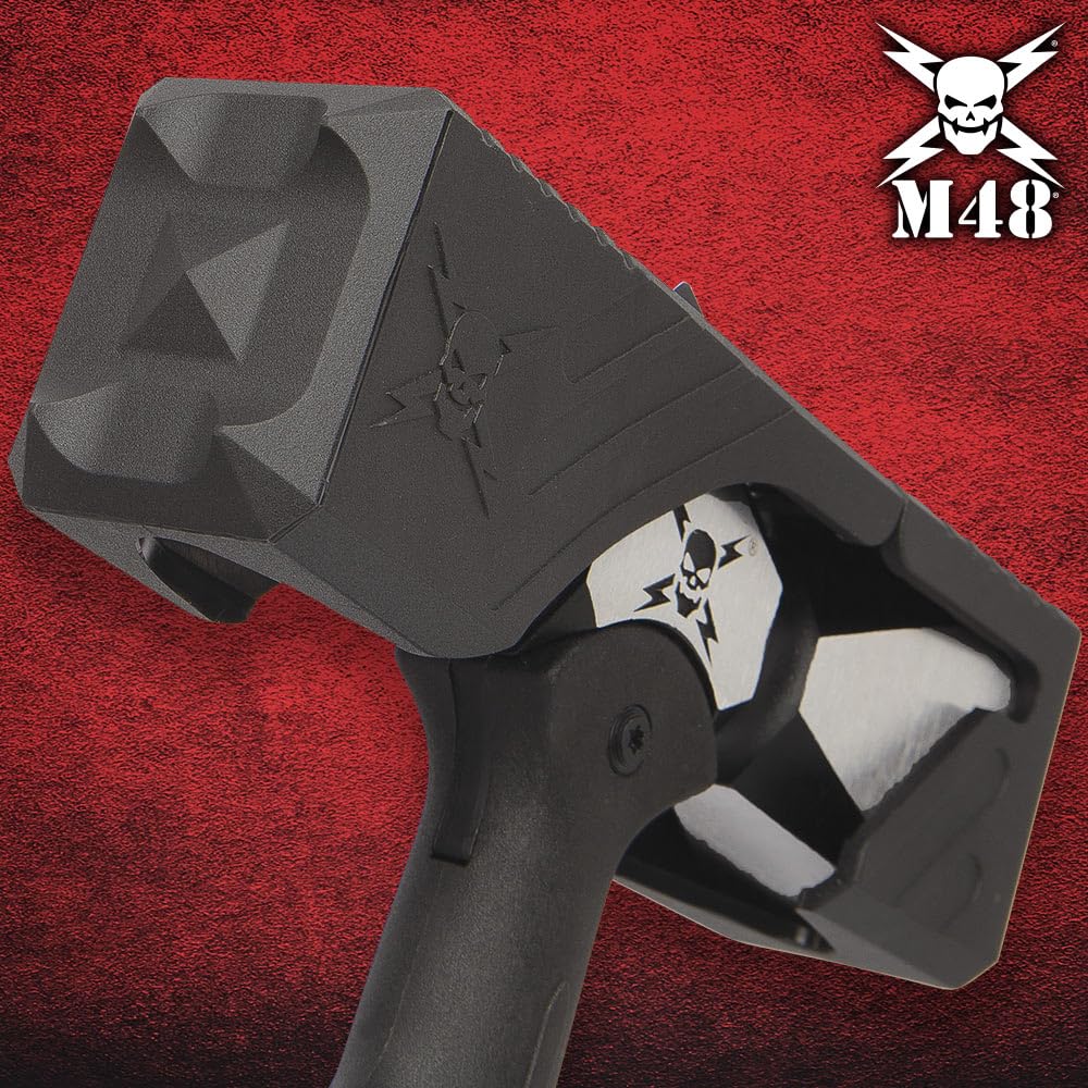 Stainless Steel M48 Double-Headed War Hammer with Sheath - 17