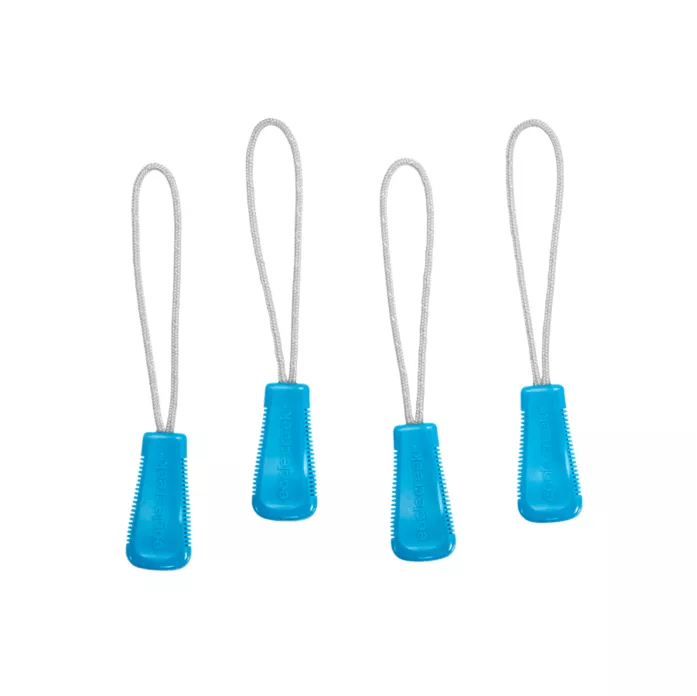 Eagle Creek Reflective Zipper Pull Set - 4 Pack Waterproof Zipper Accessories for Backpacks, Luggage & Outdoor Gear - Enhance Visibility & Safety for Night Hiking, Camping & Travel