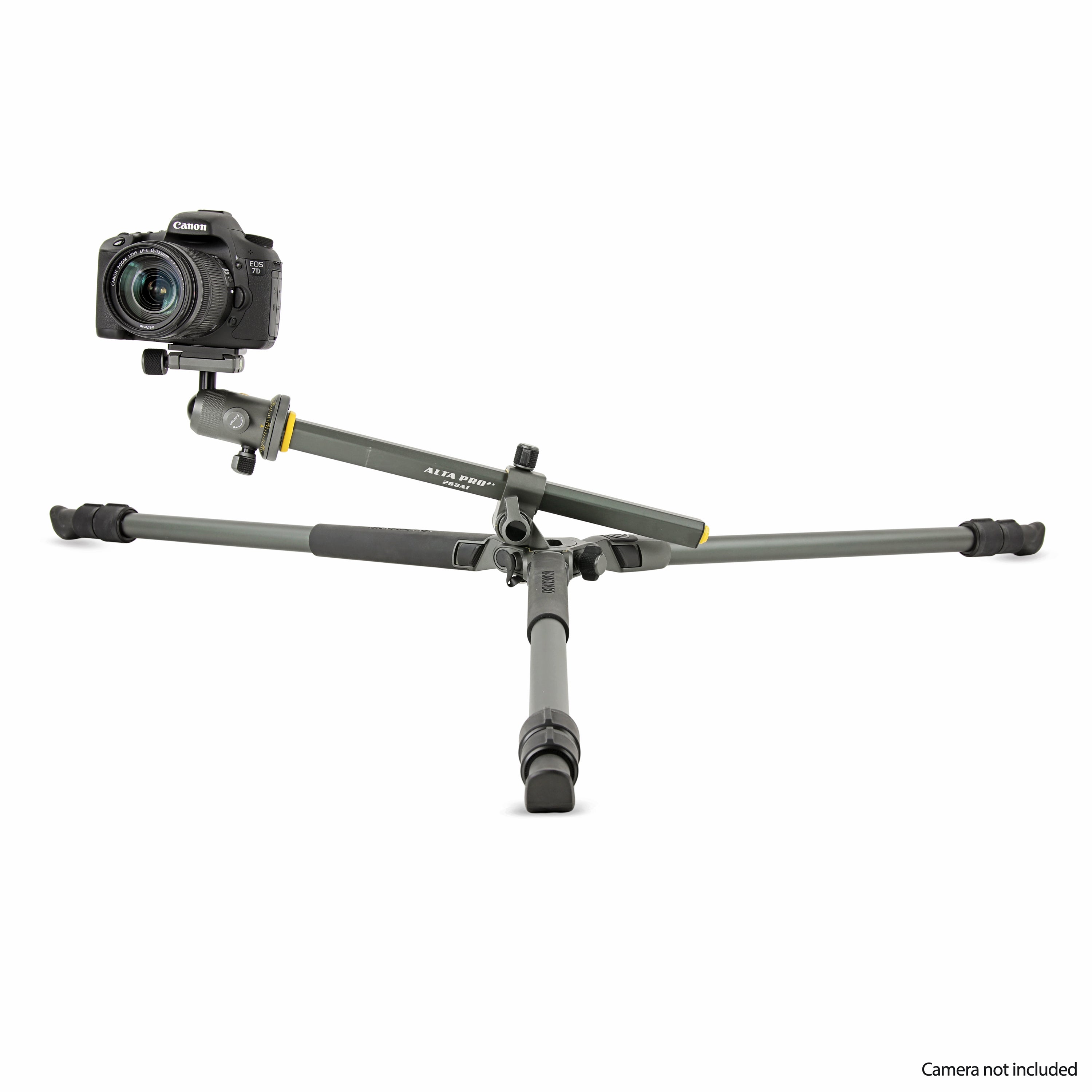 Alta Pro 2+ 263AB100 Professional Aluminum Tripod with 360° Ball Head - Lightweight & Sturdy for DSLR Cameras, Video Shooting, Travel Photography & Outdoor Adventures