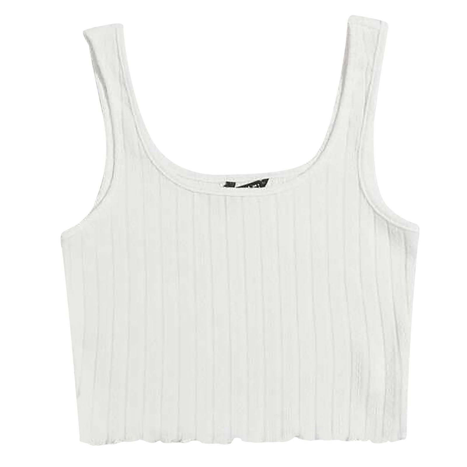 Women's Sleeveless Crop Top - Adjustable Camisole Tank Blouse for Summer | Casual Wear, Beach Outfits, Yoga & Street Style Fashion
