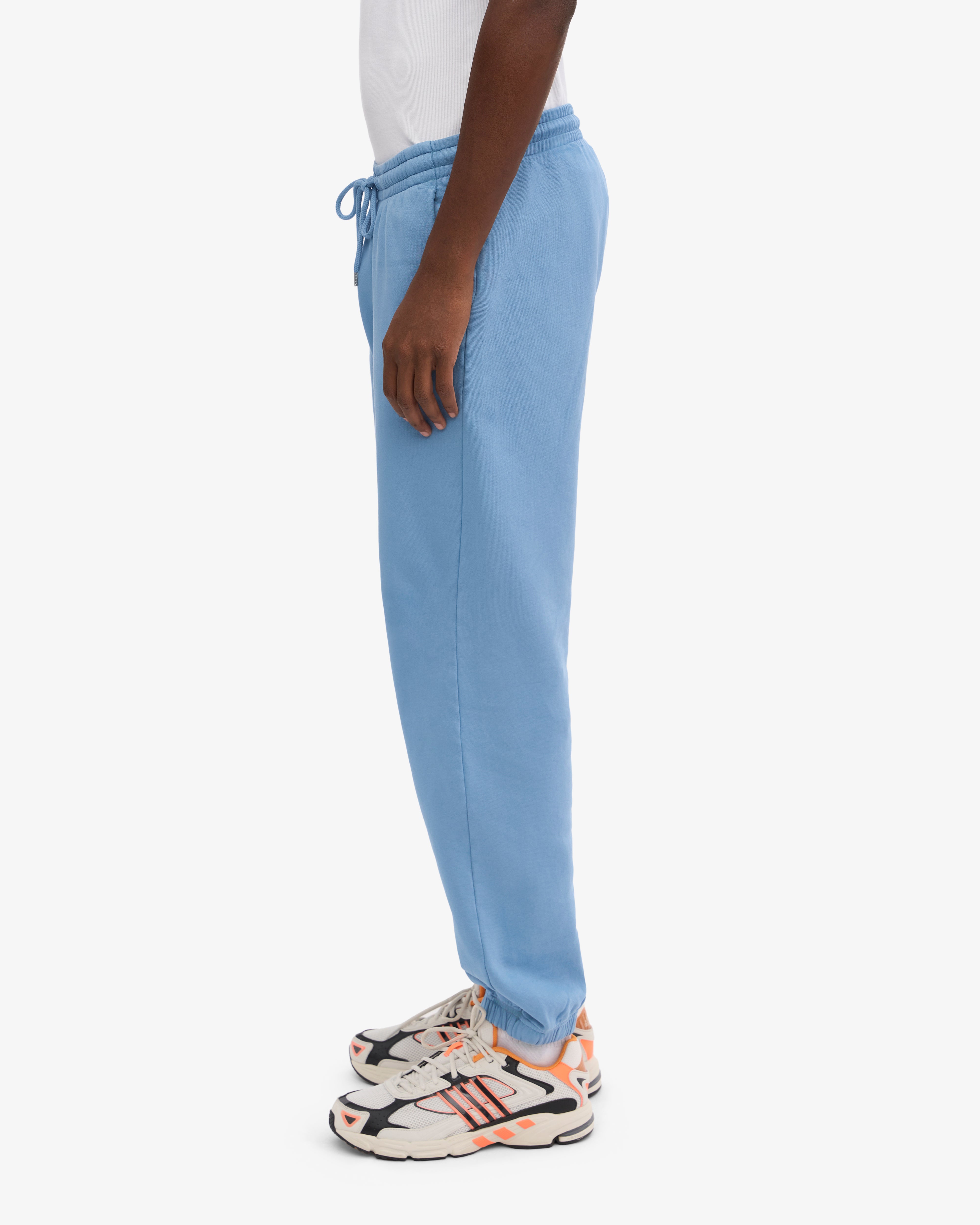 Premium Organic Cotton Sweatpants for Women - Soft & Comfortable Seaside Blue Lounge Pants - Perfect for Yoga, Running & Relaxing at Home