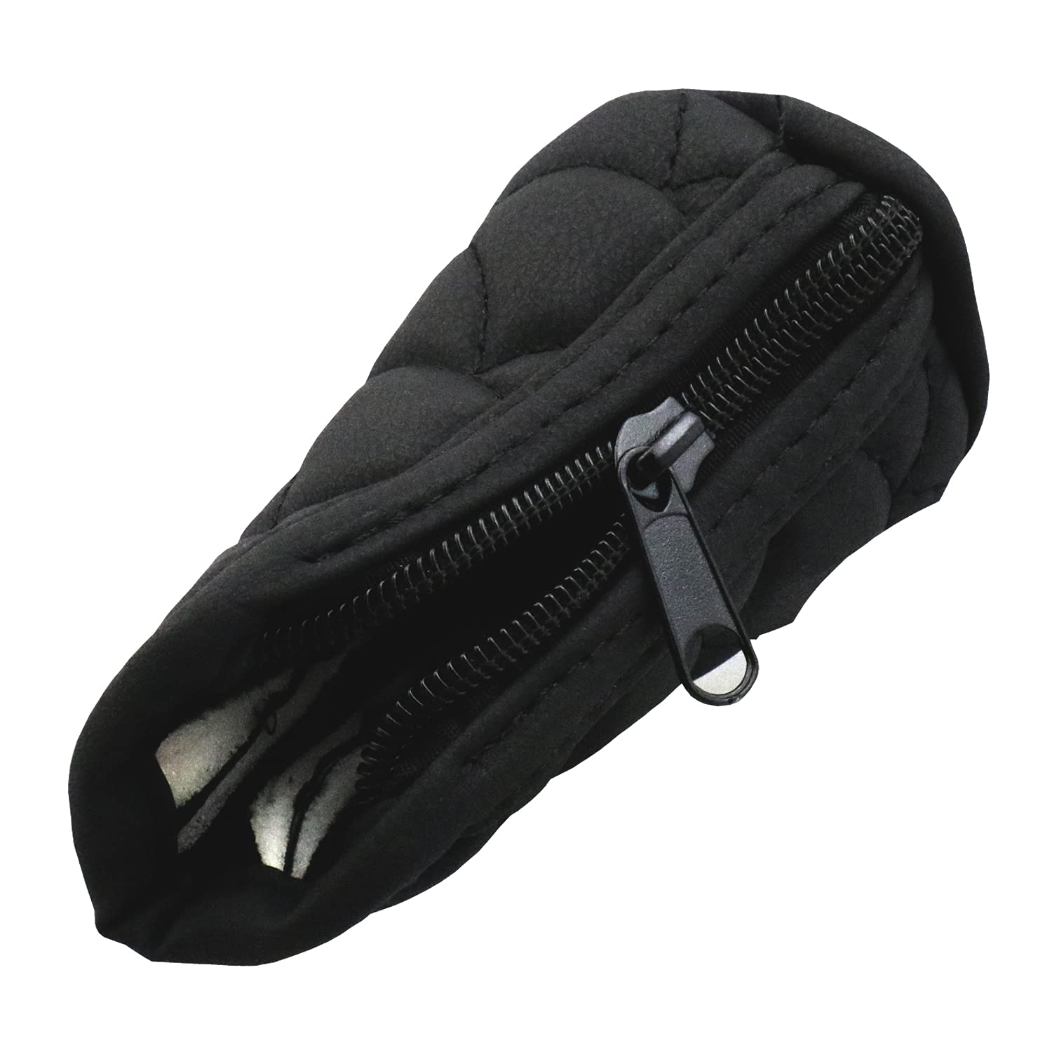 Premium Leather Zippered-Style Car Gear Shift Knob Cover - Universal Fit for Most Vehicles - Black Interior Decor Accessory for Enhanced Grip & Style (Perfect for Daily Commute, Road Trips & Car Enthusiasts)
