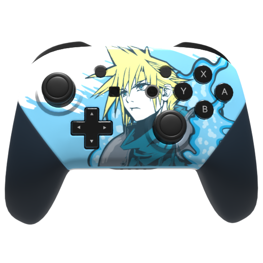 Custom Switch Pro Controller - Wireless Gaming Pad for Nintendo Switch with Cloud 3 Design - Perfect for Competitive Gaming & Long Play Sessions