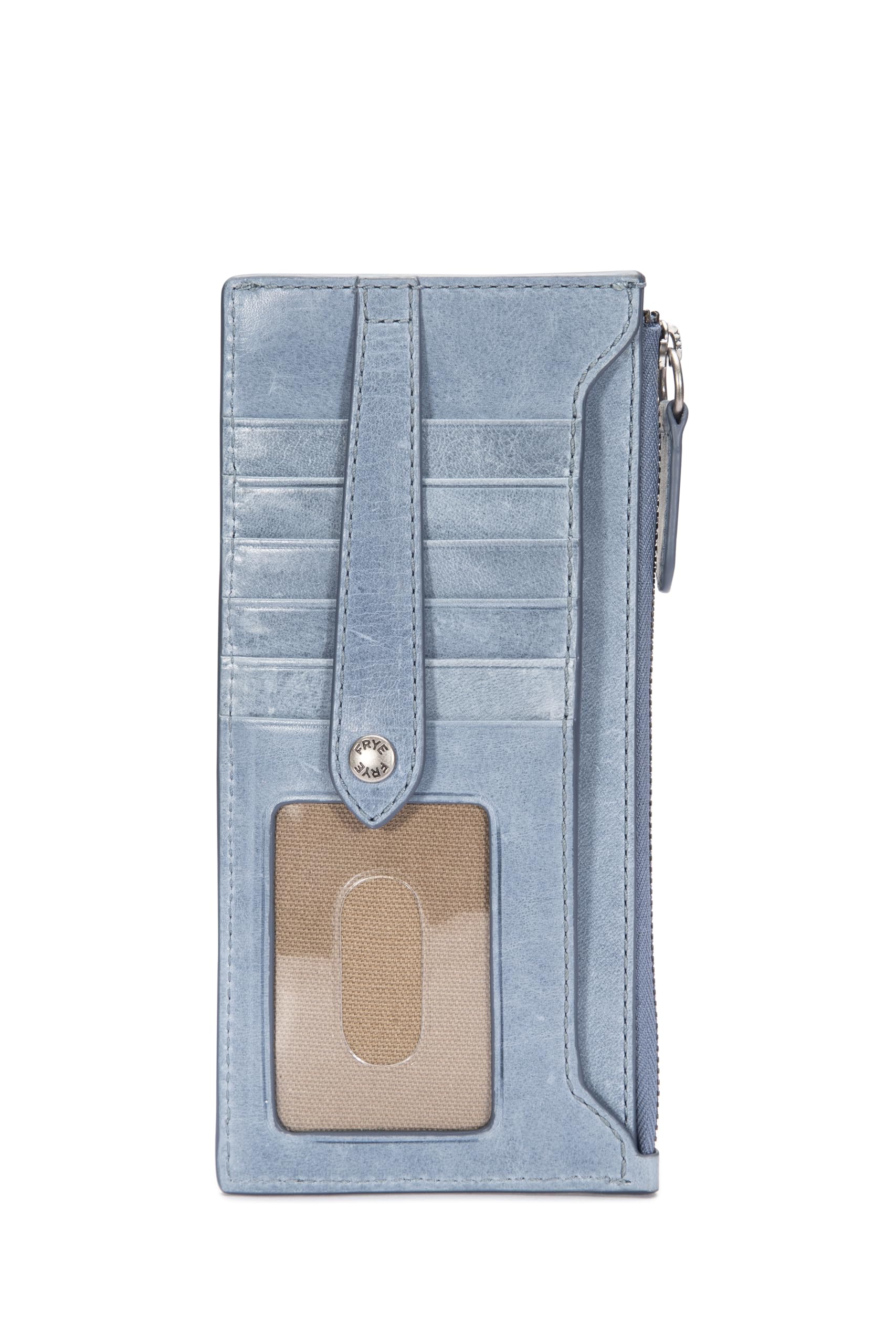 Frye Women's Melissa Snap Card Wallet - Stylish Leather Card Holder for Everyday Use, Travel & Shopping