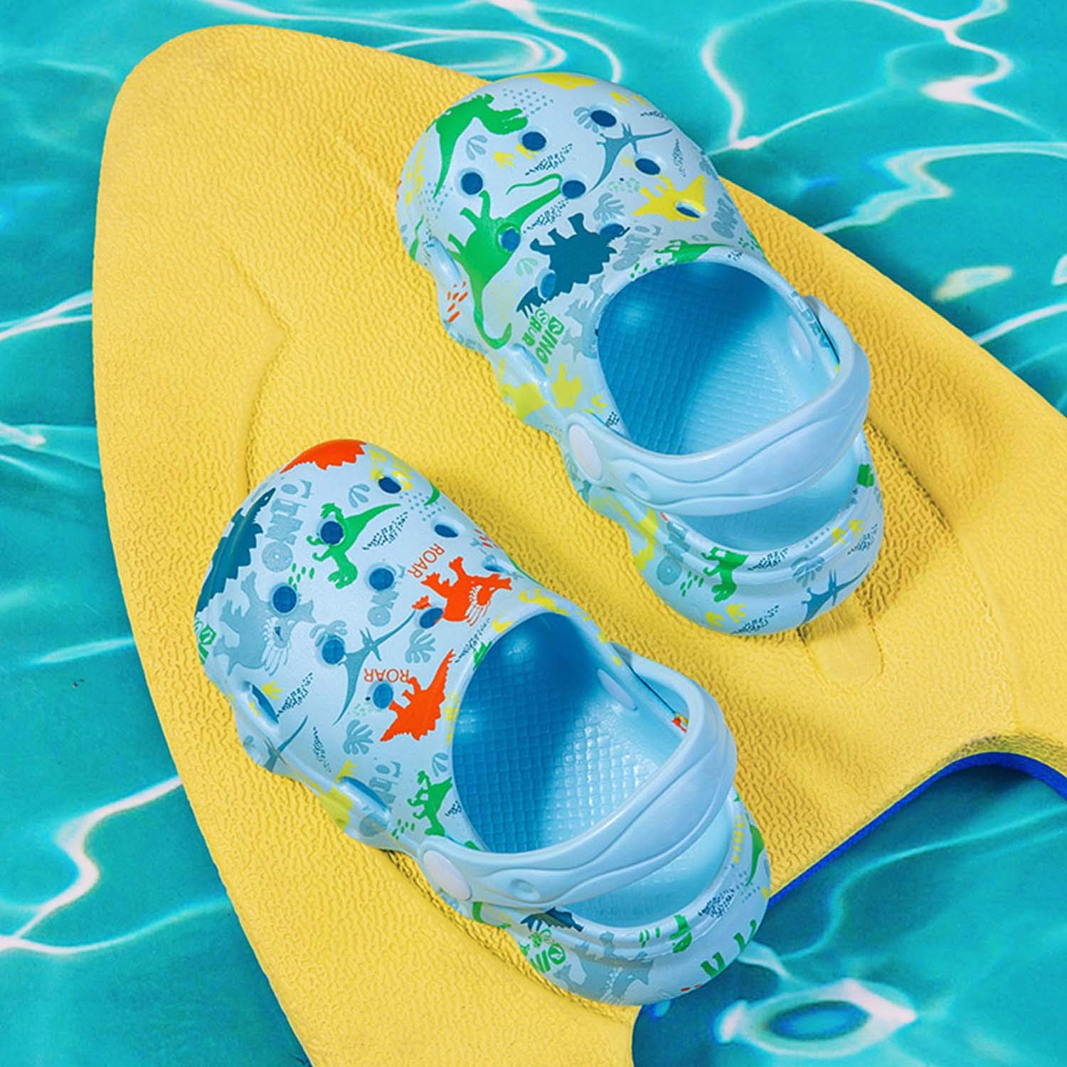 **Kids Garden Clogs Slip-On Water Shoes for Boys & Girls - Cute Cartoon Shower Sandals for Beach, Pool & Outdoor Play**