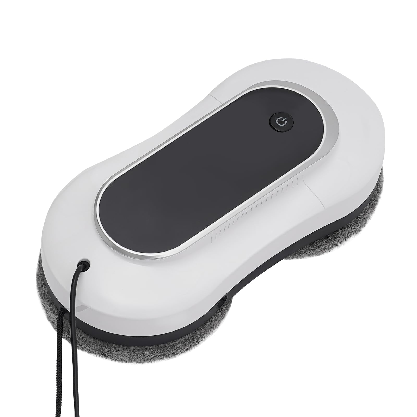 Smart Window Cleaning Robot with 4-Way Dual Spray Nozzles, 10 Microfiber Rags & 3200Pa Strong Suction - Auto Navigation, Remote Control for Glass, Mirrors & Smooth Surfaces - Perfect for High-Rise Windows, Skylights & Hard-to-Reach Areas (White)