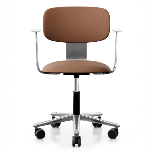HÅG Tion 2160 Elmo Polished Office Chair - Ergonomic Adjustable Swivel Task Chair with Lumbar Support for Home & Office Workspace