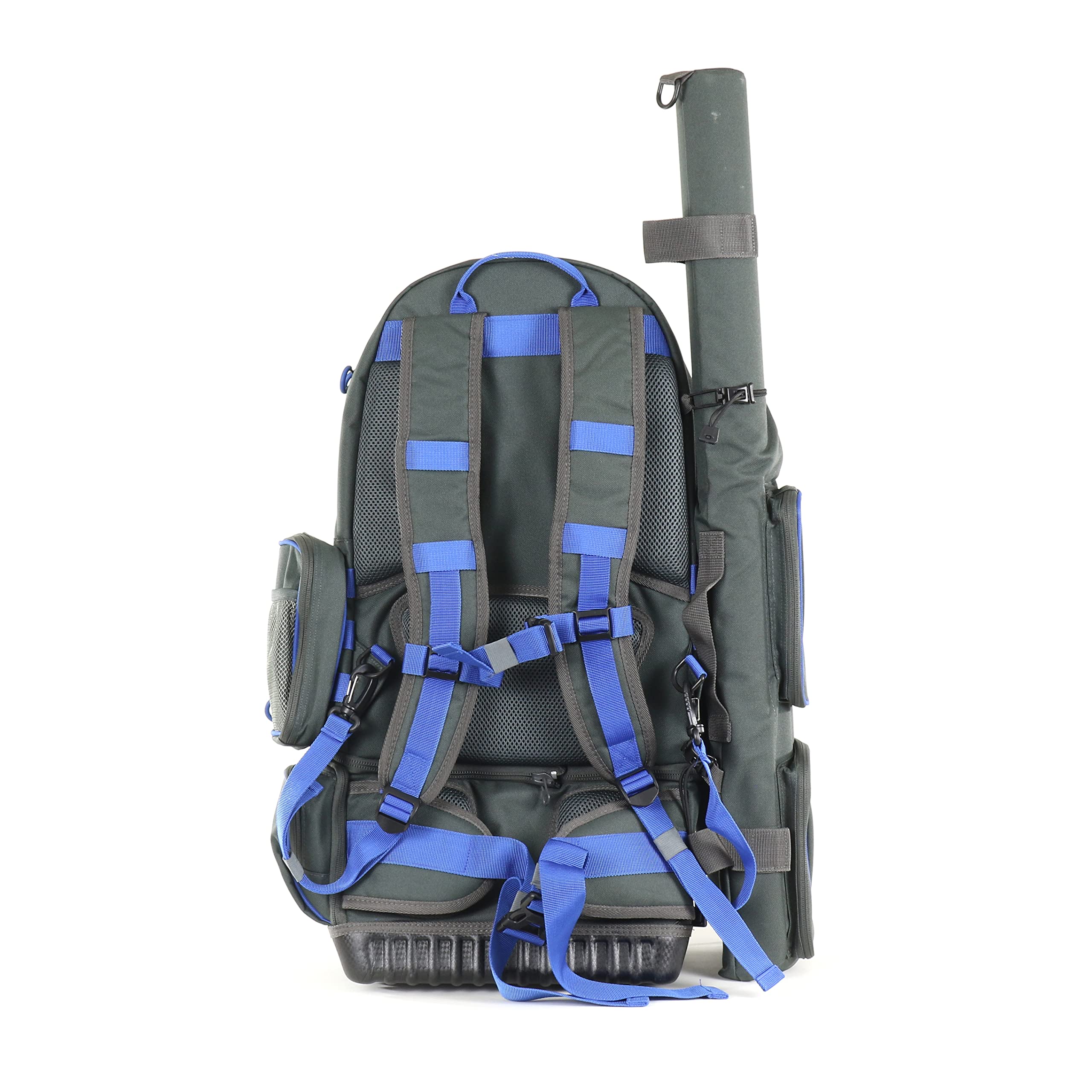 Clam Ultimate Ice Fishing Backpack - Heavy-Duty 600D Shell with Rod & Tackle Storage | Fits Vexilar & Electronics | Perfect for Ice Anglers & Winter Fishing Adventures