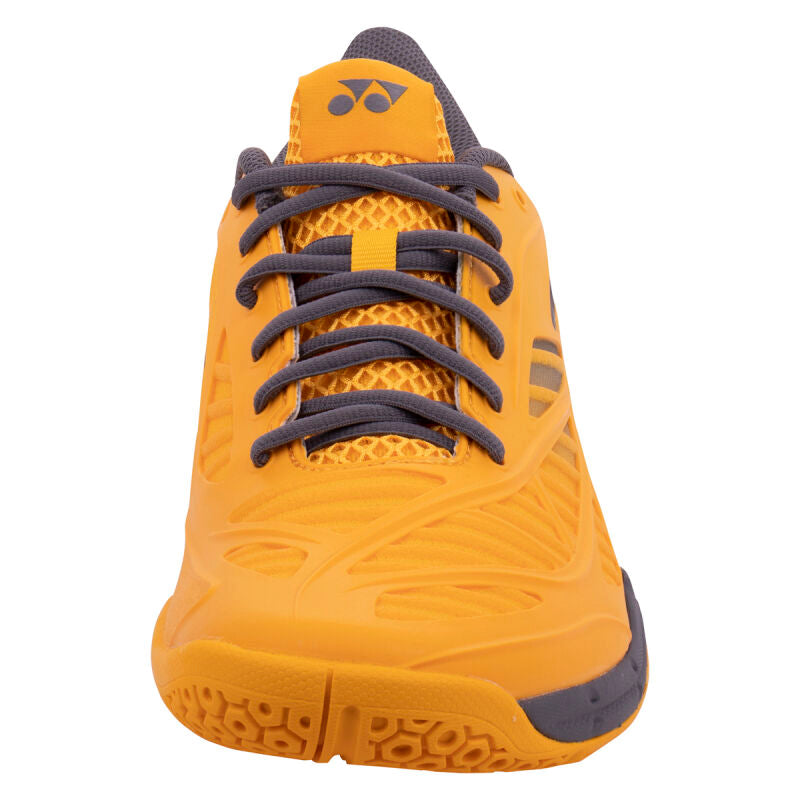 Yonex Power Cushion Cascade Drive Unisex Badminton Shoes - Lightweight Comfort & Shock Absorption for Indoor Court Sports (Yellow/Graphite) - Perfect for Badminton, Squash & Indoor Tennis Players