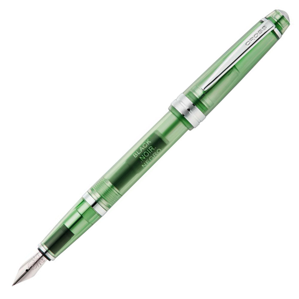 Cross Bailey Light Translucent Green Fountain Pen - Extra Fine Nib for Smooth Writing - Perfect for Journaling, Note Taking & Calligraphy