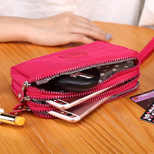 Stylish Women's Wristlet Clutch Bag - Small Crossbody Phone Purse with Card Slots & Key Holder - Perfect for Parties, Weddings, Night Out and Everyday Use
