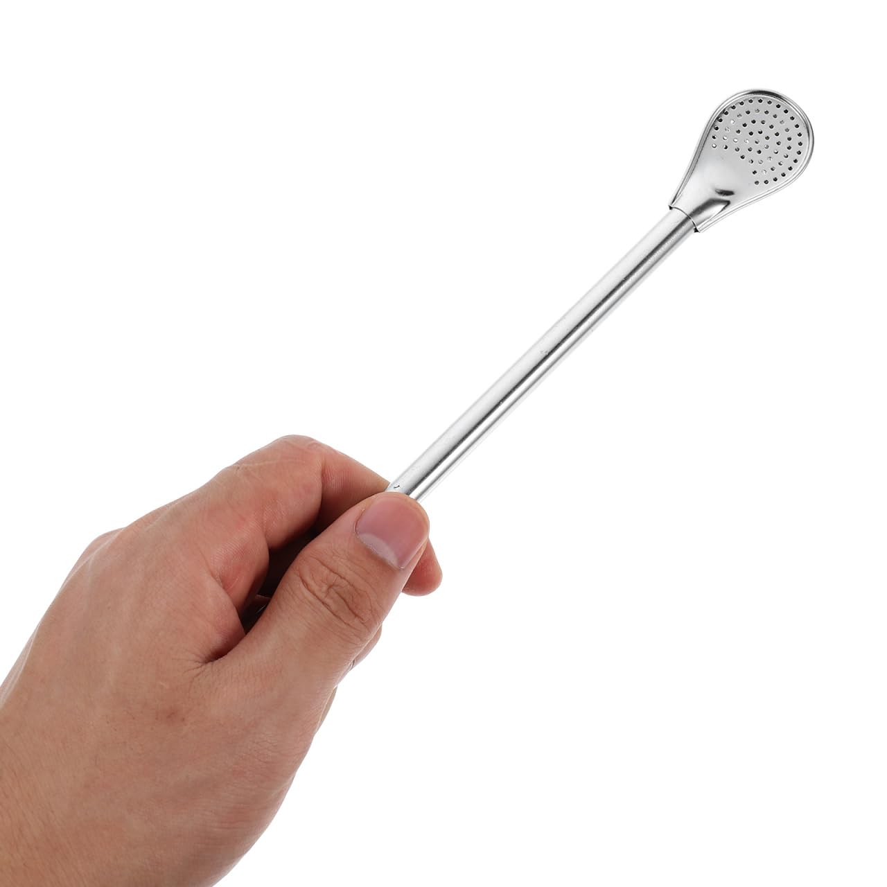 5-Piece Hemoton Matcha Spoon Set - Stainless Steel Tea Infuser & Stirring Straws for Loose Leaf Tea, Yerba Mate, and Cocktails | Perfect for Tea Lovers, Barware, and Home Brewing