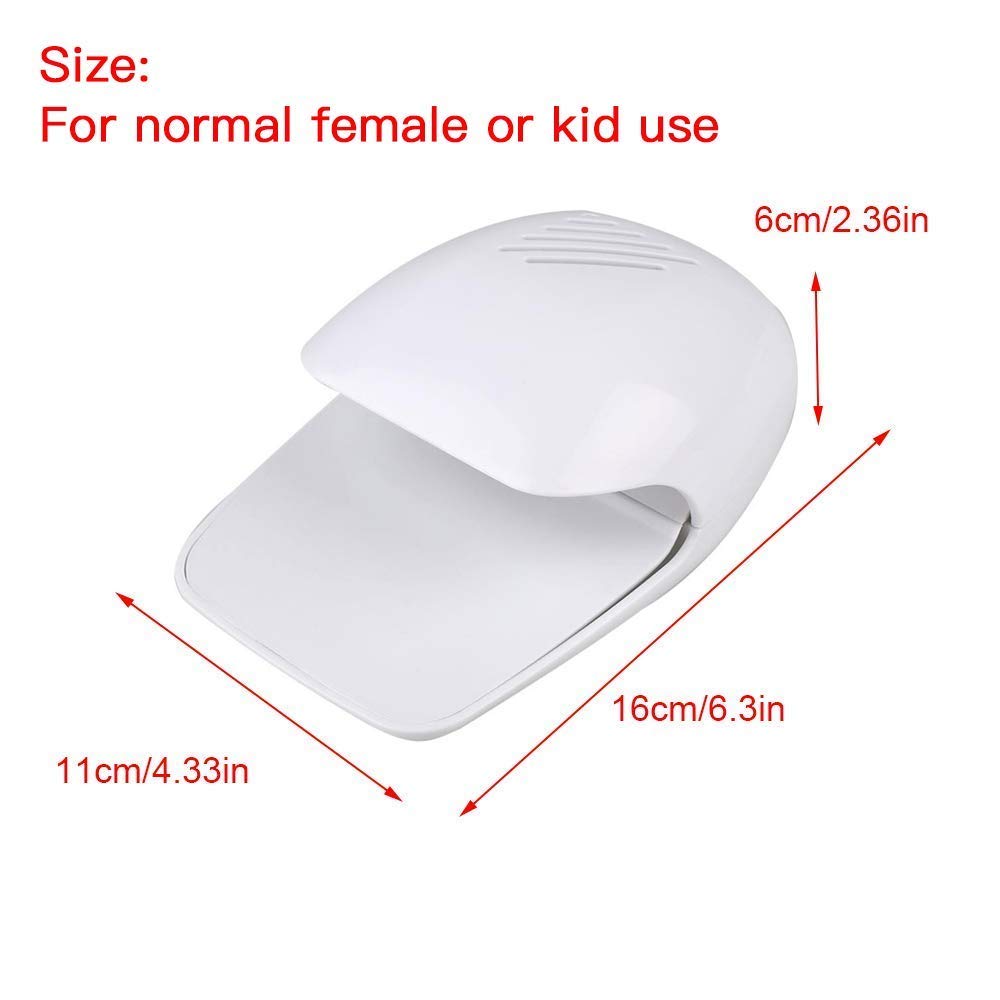 Portable Nail Dryer Fan - Quick Dry Nail Polish & Gel Machine for Fingernails & Toenails, Battery Operated Nail Art Blower | Perfect for Home Manicures, Salon Use & Travel Nail Care