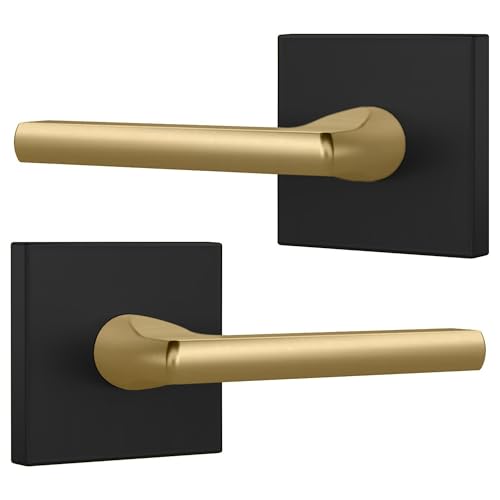 Black Matte/ Satin Brass