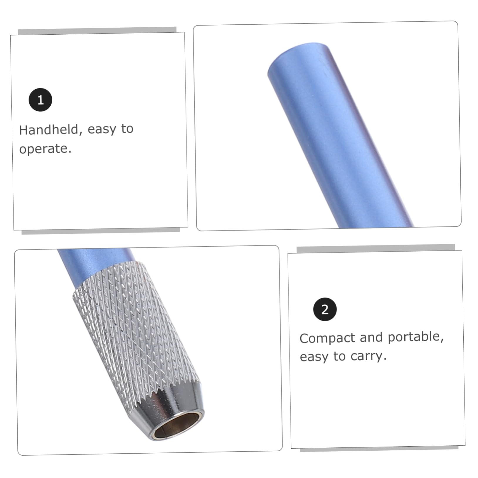 Lurrose 4pcs Metal Pencil Extenders - Adjustable Writing Tool for School & Office