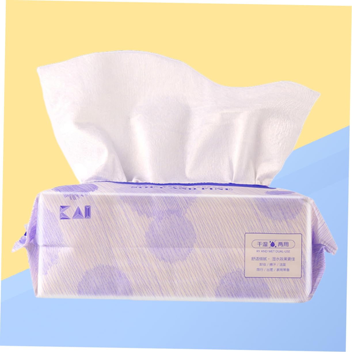 Hemoton 100-Pack Premium Cotton Facial Towels - Soft Reusable Washcloths for Wet/Dry Face Cleansing, Makeup Removal & Exfoliation - Gentle Purple Face Towels for Daily Skincare Routine & Spa Days