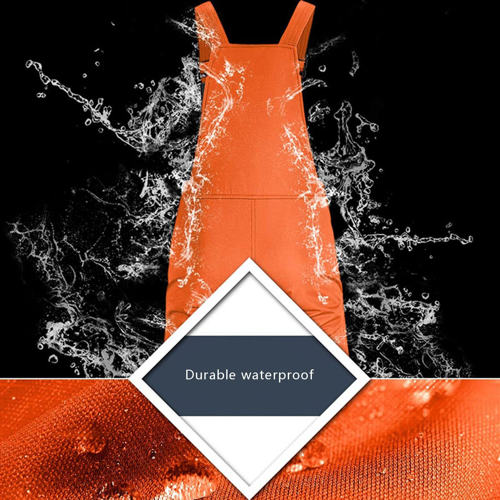 **Women's Waterproof Insulated Snow Bib Overalls - Sleeveless Ski Jumpsuit with Zipper & Pockets for Winter Sports & Outdoor Activities**    **使用场景:** Perfect for skiing, snowboarding, hiking, and other cold-weather adventures.