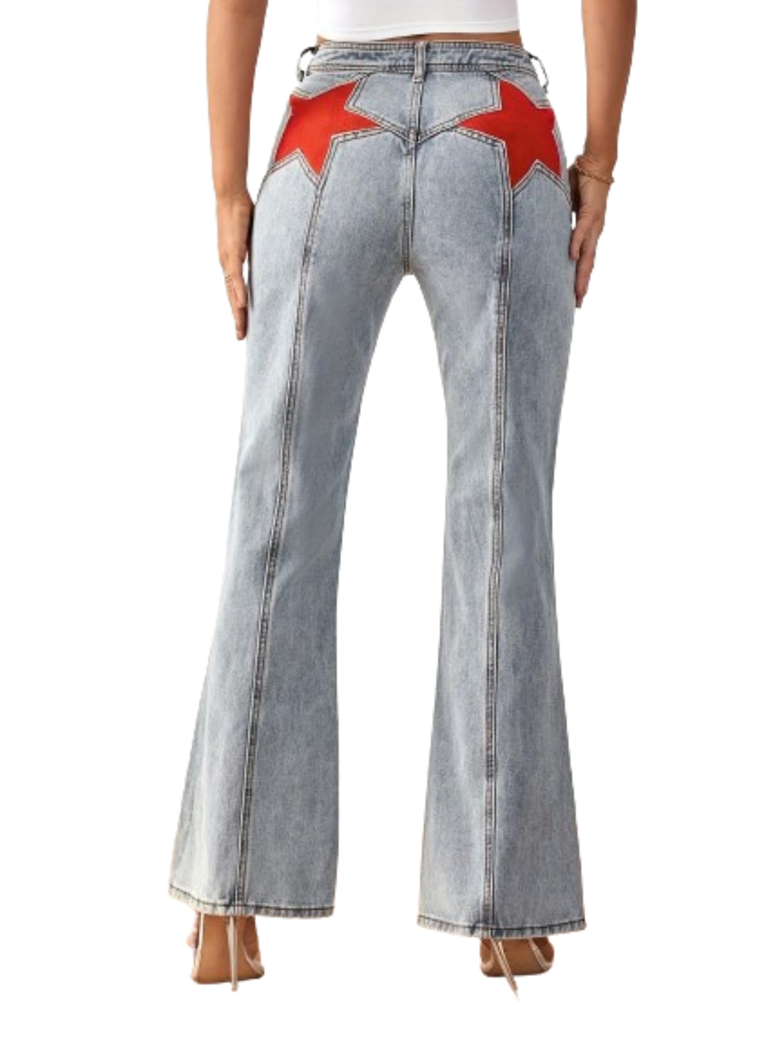 Y2K Retro Washed Cargo Pants - High Waist Wide Leg Parachute Jeans for Women | 90s Grunge Streetwear Fashion | Perfect for Casual Wear, Concerts & Vintage Outfits