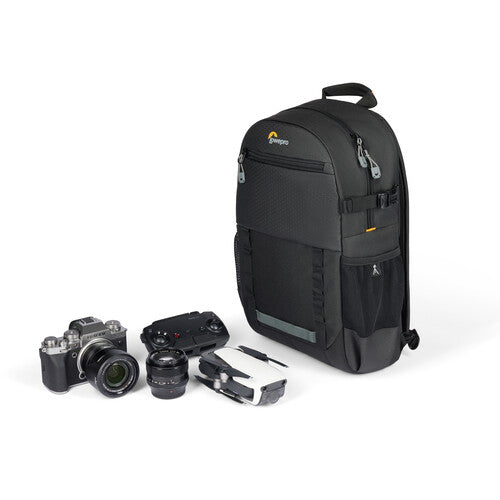Lowepro Adventura BP 150 III DSLR Camera Backpack - Waterproof & Lightweight for Travel Photography (Black) - Perfect for Hiking, Air Travel & Outdoor Adventures