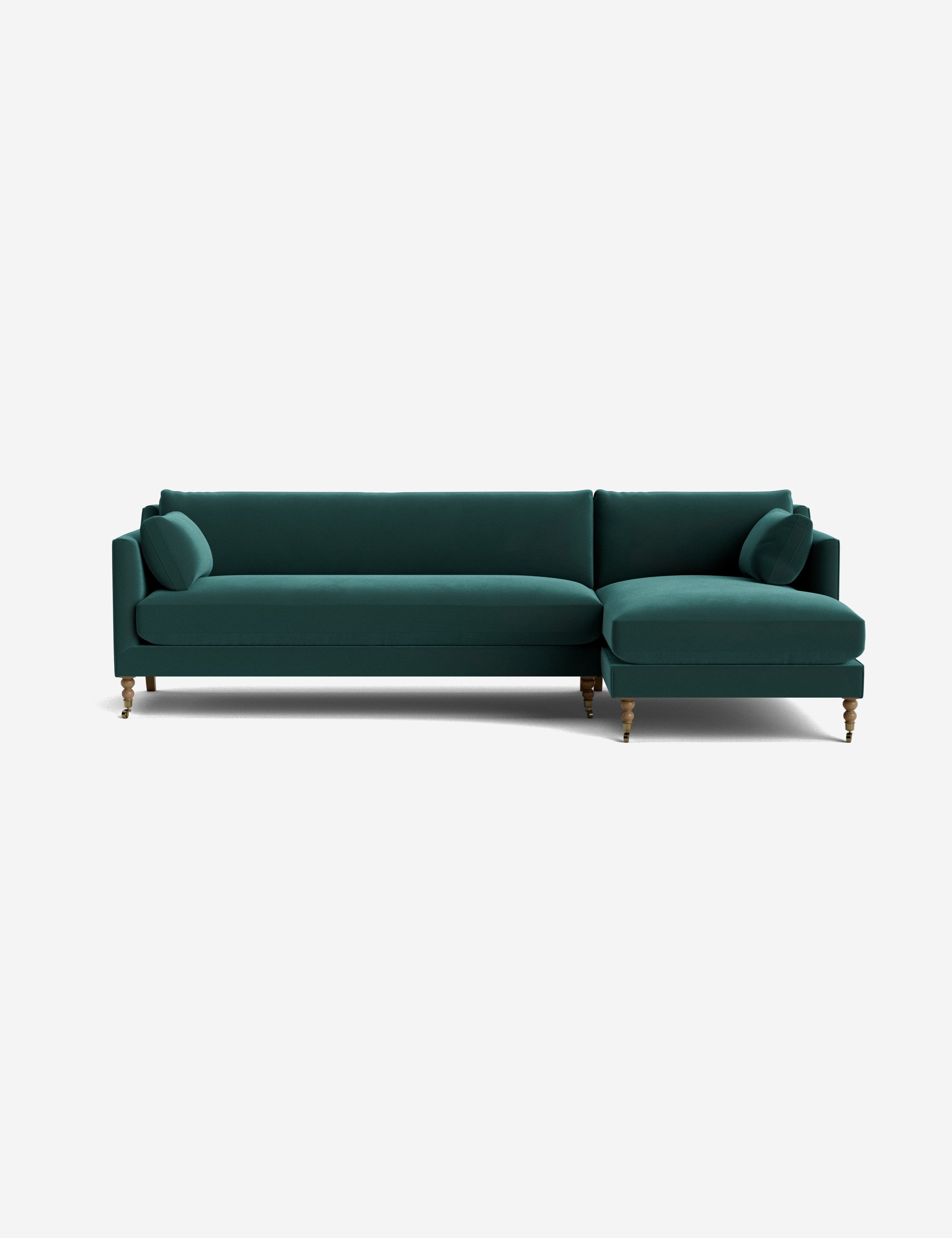 Fabienne Modern Sectional Sofa with Reversible Chaise, L-Shaped Couch for Living Room - Comfortable Upholstered Furniture for Home, Apartment & Office (Grey) - Perfect for Lounging, Entertaining & Family Gatherings