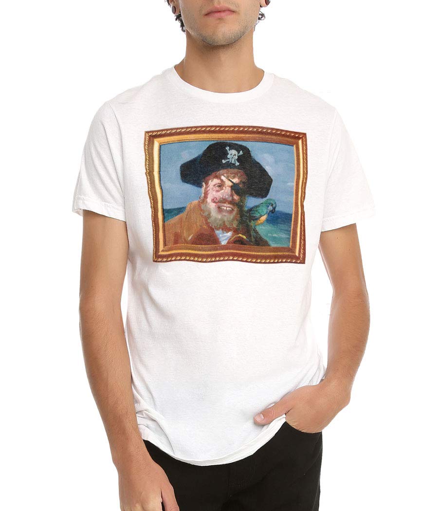 Spongebob Squarepants Painty The Pirate Graphic T-Shirt for Men & Women - Funny Cartoon Tee for Casual Wear, Cosplay & Nickelodeon Fans