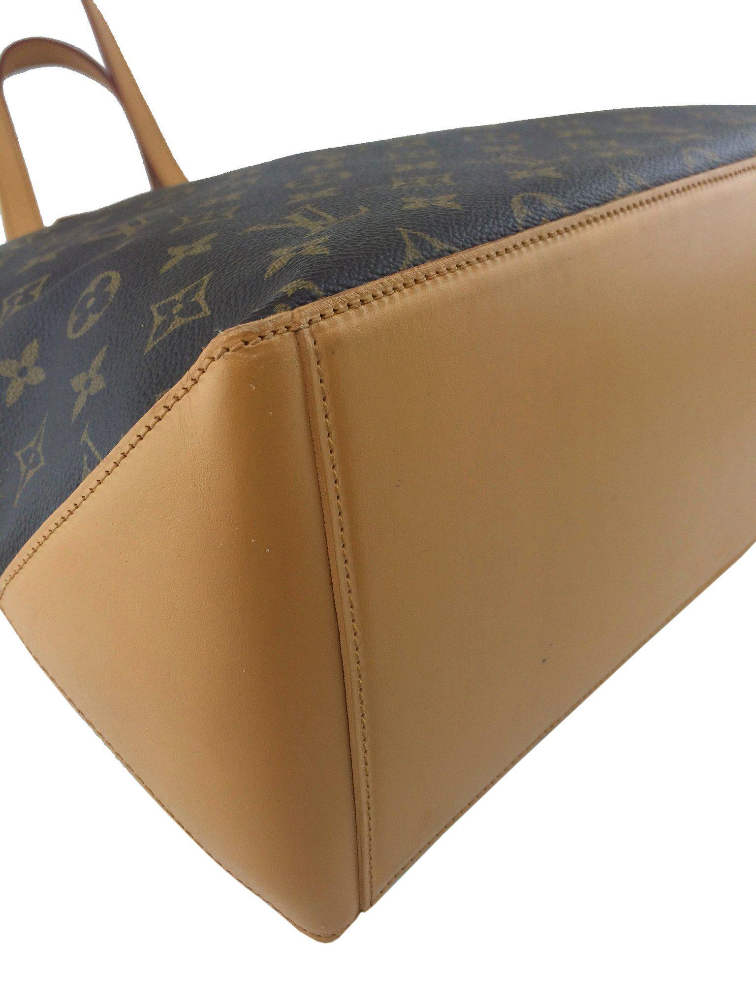Authentic Louis Vuitton Monogram Canvas Cabas Mezzo Tote Bag - Luxury Designer Handbag for Women, Perfect for Work, Travel & Everyday Use