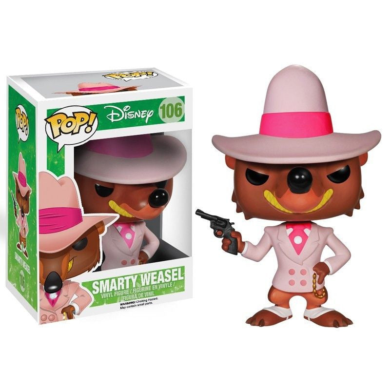 Disney Pop! Vinyl Figure - Smarty Weasel from Who Framed Roger Rabbit (Series 6 #106) - Collectible Toy for Disney Fans & Movie Lovers - Perfect for Display, Gifts, and Pop Culture Collections