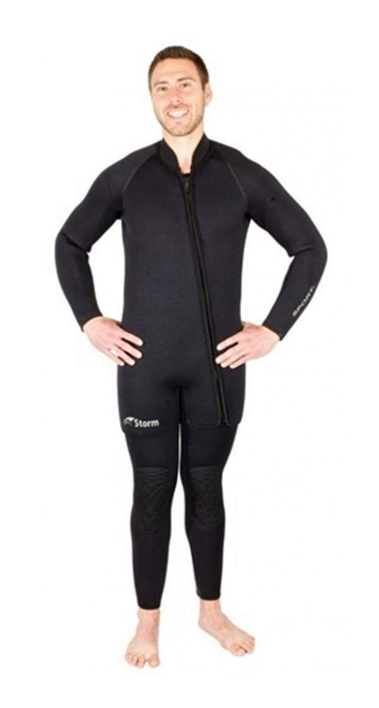 Storm Men's 7mm 2-Piece Step-in Scuba Wetsuit XX-Large - Premium Dive Suit for Cold Water Scuba Diving & Spearfishing