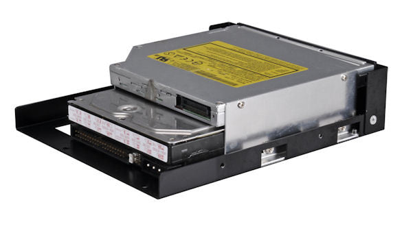 Lian Li EX-553B Black Device Bay Converter - HDD/SSD Mounting Bracket for PC Case - Perfect for Gaming Rigs and Workstation Builds