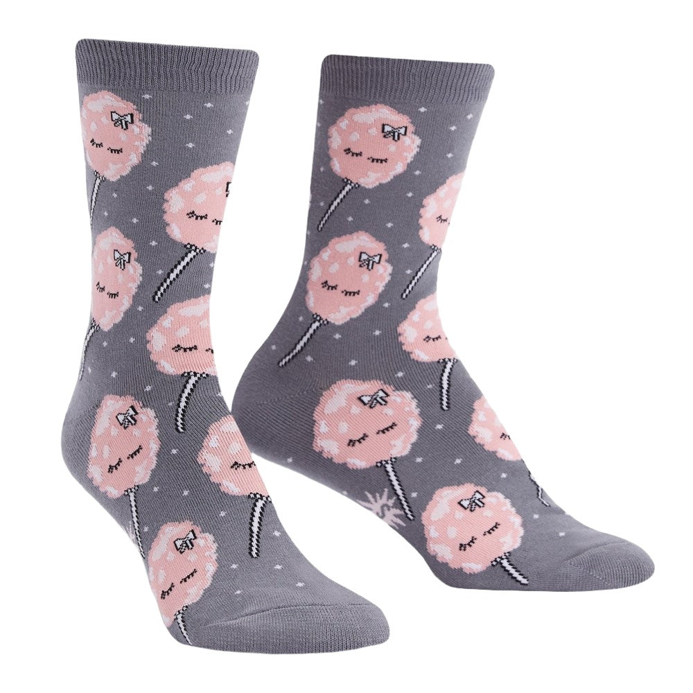 Cute'n Candy Women's Crew Socks - Fun Novelty Socks for Women - Comfortable Cotton Blend Socks - Perfect for Casual Wear, Gifts, and Everyday Fashion