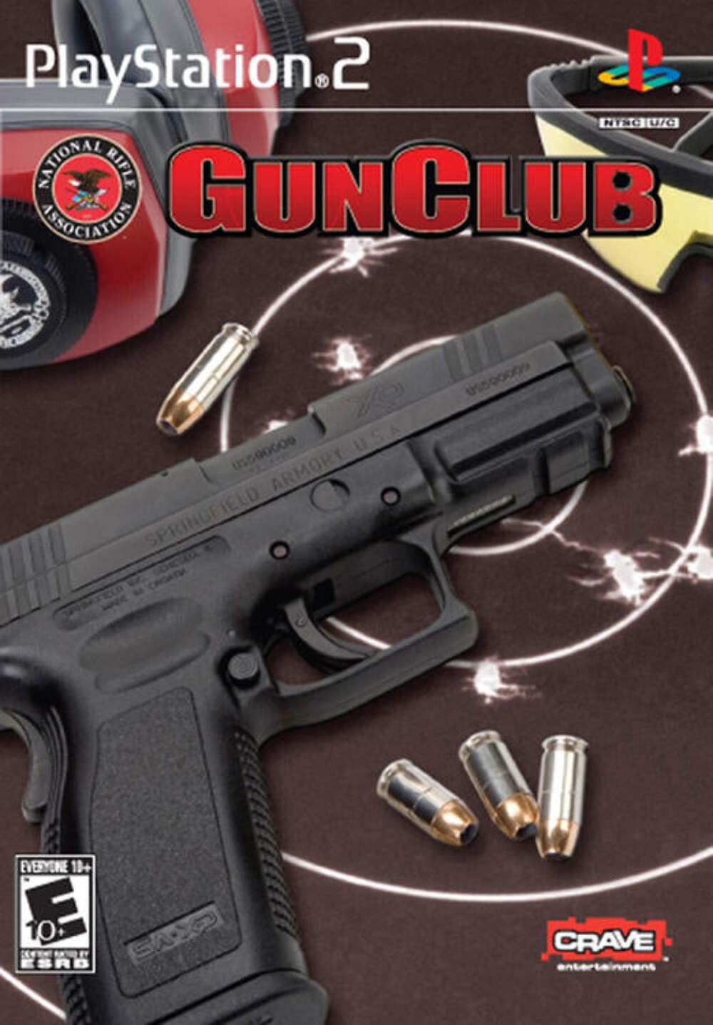 NRA Gun Club - PlayStation 2 Game | First-Person Shooter for PS2 | Perfect for Hunting Simulation & Target Practice