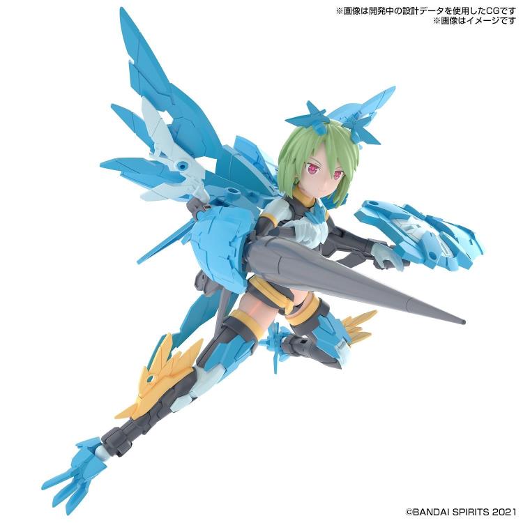 Bandai 30 Minutes Sisters 30MS #05 SIS Ac25g Far Farina (Conductor Form) Anime Model Kit for Collectors - Perfect for Display, Custom Painting & Anime Figure Enthusiasts