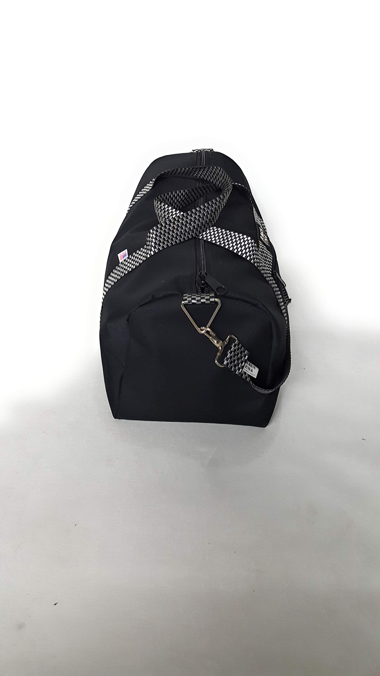 Premium Club Gym Bag & Overnight Travel Duffle - USA Made Checkered Flag Design - Fits Airplane Overhead Bin Perfectly - Ideal for Workouts, Travel & Weekend Getaways