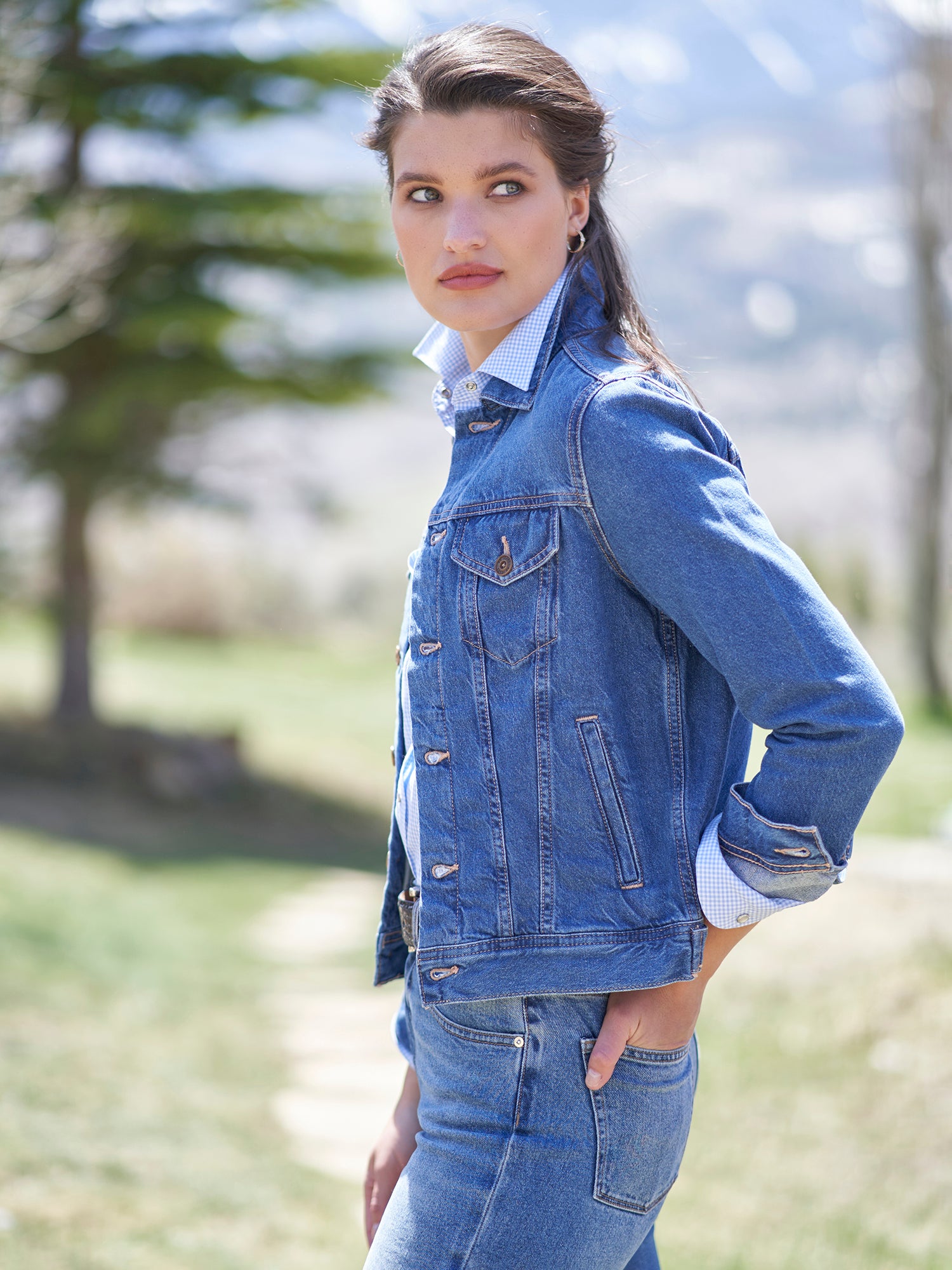 Mya Jean Jacket 306 0161 - Women's Denim Jacket for Casual Wear, Street Style & Everyday Outfits | Perfect for Spring, Fall & Layering | Lightweight & Comfortable