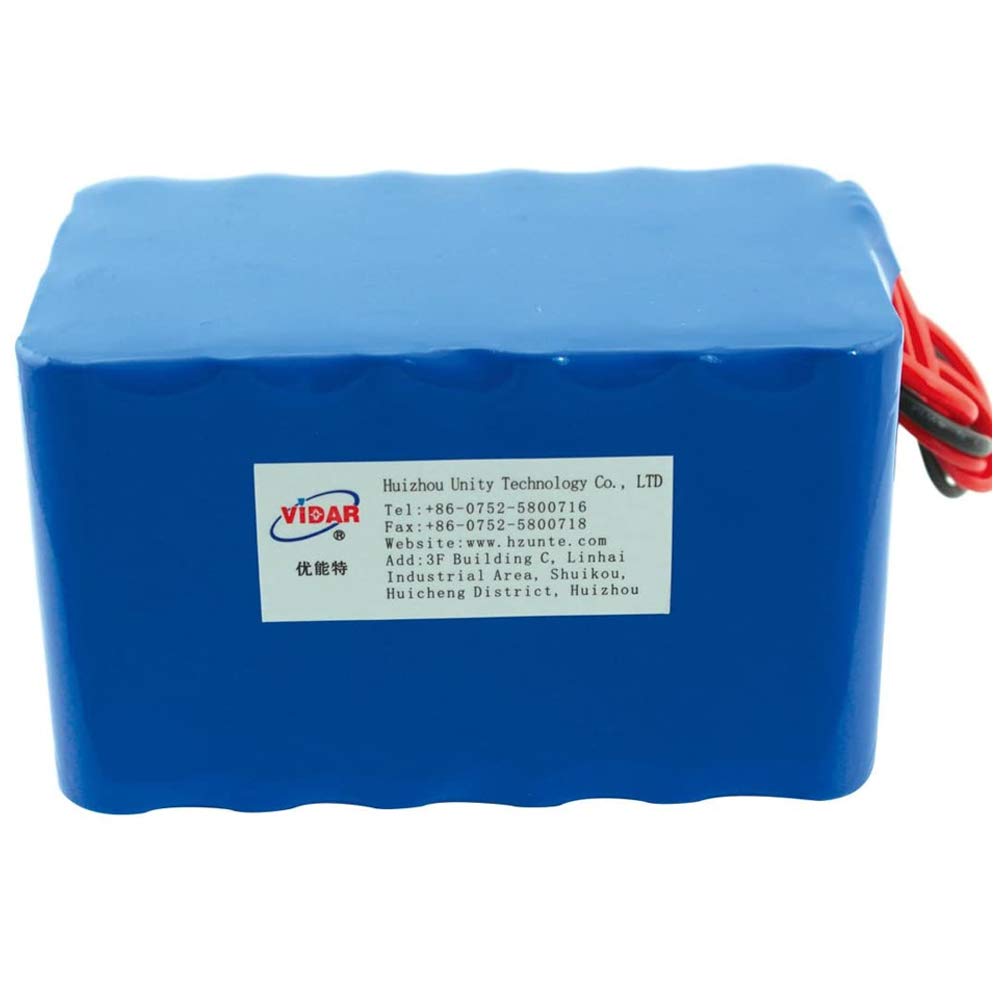 VIDAR 12V 20800mAh Rechargeable Lithium Ion Battery Pack - High Capacity Li-ion Battery for Electronics, Toys, LED Lights & Power Equipment | Perfect for Camping, Emergency Power & Outdoor Activities