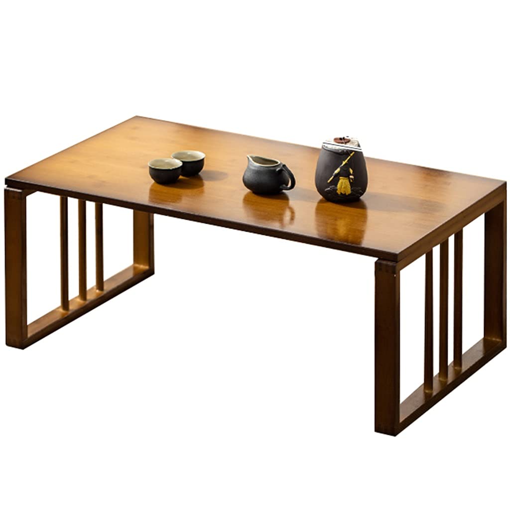 Vintage Zen Coffee Table - Retro Tea Table for Kung Fu Tea, TV, Tatami & Meditation - Perfect for Bedroom, Office & Zen Room (80x42x23cm) - Ideal for Relaxation, Tea Ceremonies & Mindful Living