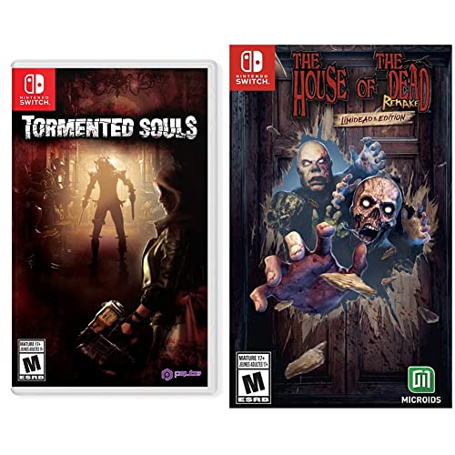 Tormented Souls & The House of the Dead Remake Limidead Edition Bundle for Nintendo Switch - Horror Survival Game Collection for Halloween Gaming Nights