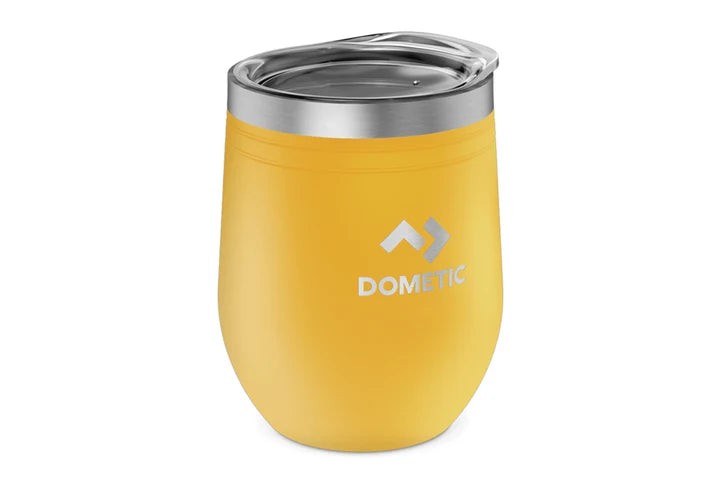 Dometic 10oz Insulated Wine Tumbler with Lid - Stainless Steel Vacuum Thermos for Hot & Cold Drinks - Perfect for Travel, Camping, and Outdoor Adventures