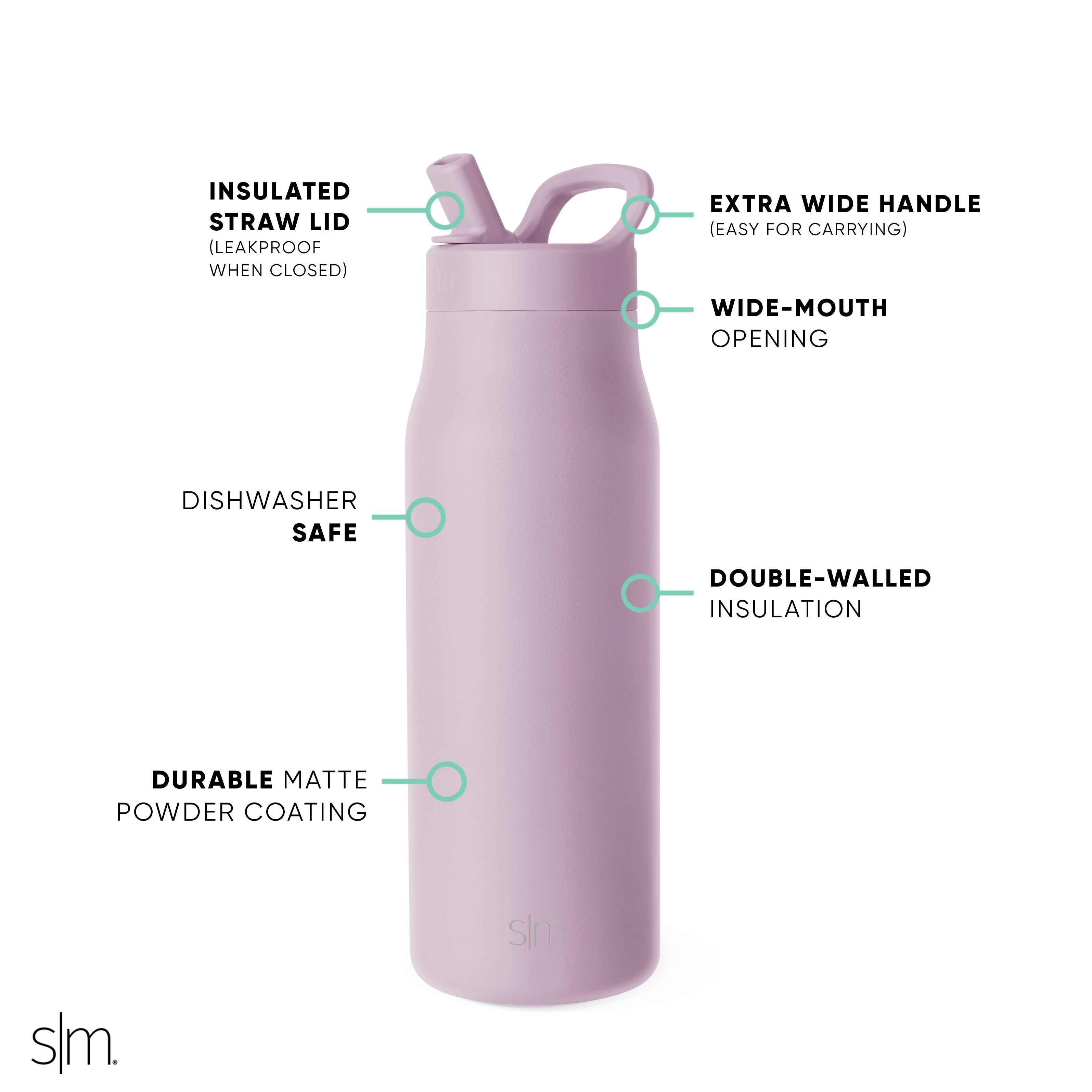 Stainless Steel Manual Straw Lid for Cups & Tumblers - Perfect for Travel, Office & Outdoor Activities